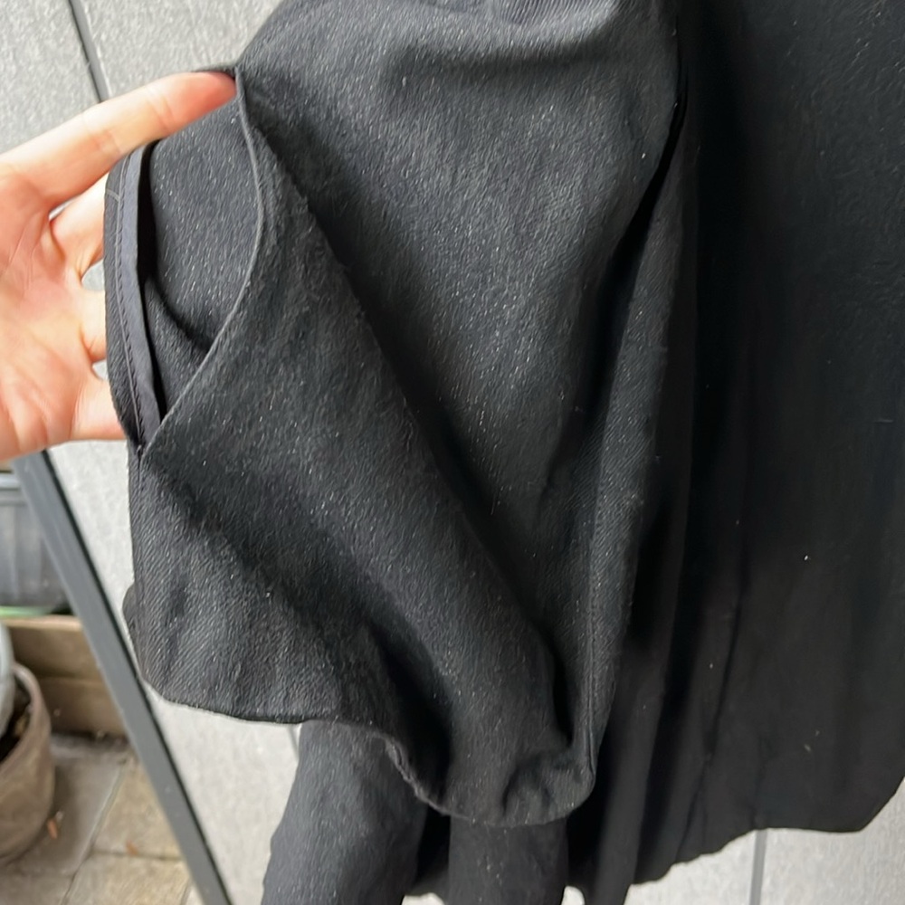 SARAH PACINI black wool blend jacket, size 0/XS - Picture 9 of 13